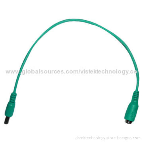 Vistek VST040 Double DC Connector Green DC Power Cord, 5.5*2.5*10mm Size